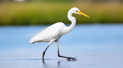 Migratory birds in pristine wetlands wildlife conservation nature