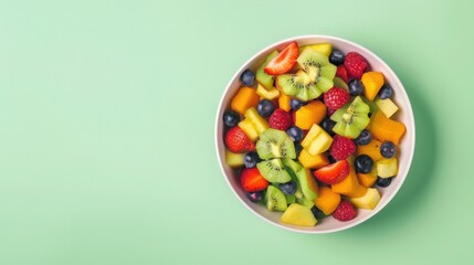 fruit bawl background with copy space