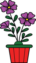 Flower pot clip art