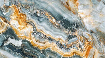 Obraz premium Abstract Grey Gold Marble Stone Texture Background