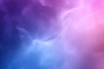 Abstract cosmic nebula, purple and blue hues