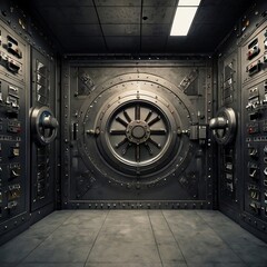 A design that can be used for the most powerful and highly secure bank vault concept.