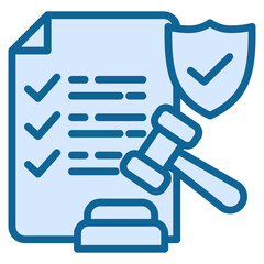 Fototapeta premium Legal Compliance Icon