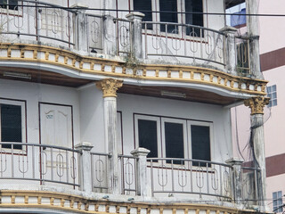 the old house at the city of bangkok