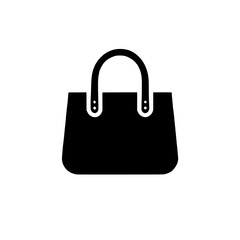 Classic Handbag Icon: A simple yet elegant vector illustration of a classic handbag, perfect for fashion, retail, or lifestyle designs.