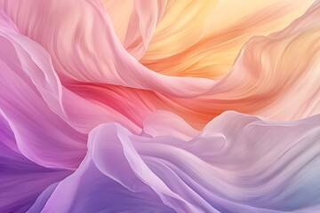 Obraz premium Floral abstract artwork nature background vibrant colors soft textures dreamy environment