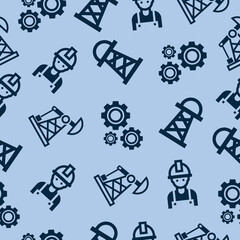 Industry pattern seamless for industrial design