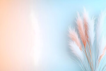 Obraz premium Elegant floral arrangement in nature background soft colors calm environment artistic viewpoint