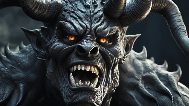 Terrifying Demon with Rage