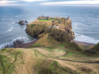 Dunnottar Castle in Scotland