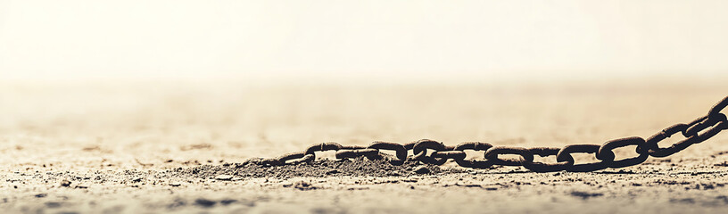 Broken Chain on the Ground