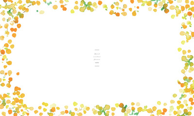 水彩画。水彩タッチのミモザベクター背景。ミモザの水彩イラスト。春の植物背景フレーム。Watercolor. Mimosa vector background with watercolor touch. Mimosa watercolor illustration. Spring plants background frame.