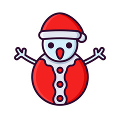 snowman filled style