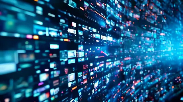 Social networking service,Streaming video,Digital contents concept