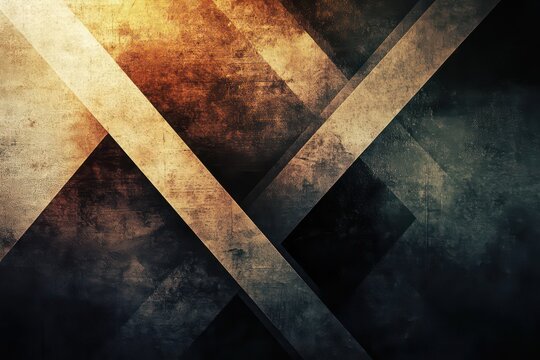 A textured triangular design with overlapping shapes and dynamic shading, leaving room for your content.