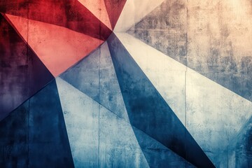 A textured triangular design with overlapping shapes and dynamic shading, leaving room for your content.