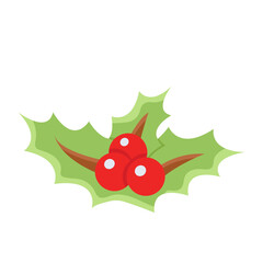 berry fruit flat style