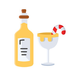 drink party flat style