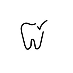 Obraz premium Tooth icon