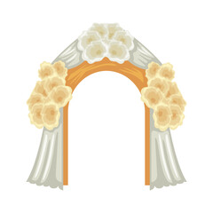 wedding floral arch
