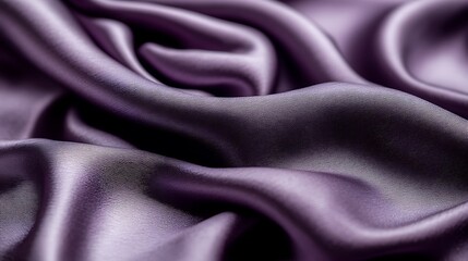 Obraz premium Draped Purple Silk Fabric Soft Texture Background