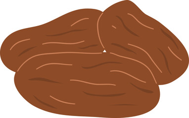 hand drawn sweet dates fruit