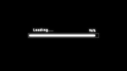 Loading Bar Illustration.
