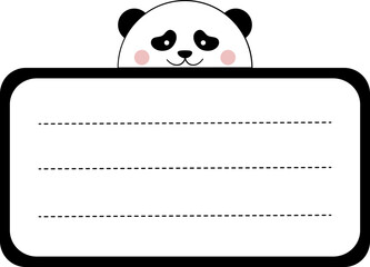 hand drawn cute label name for student