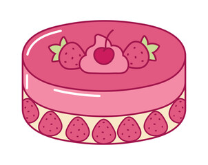 birthday cake kawaii delicious