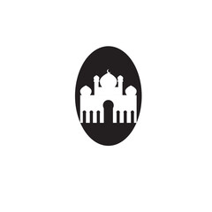 Obraz premium white mosque and two minarets