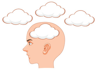 Head in the Clouds Illustration