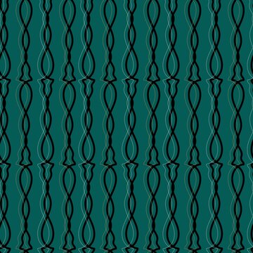 chain background seamless pattern with wavy lines g raphic modern design print