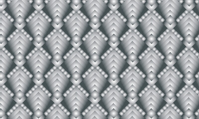 Seamless 3d Pattern of Golden Stepped Cone
