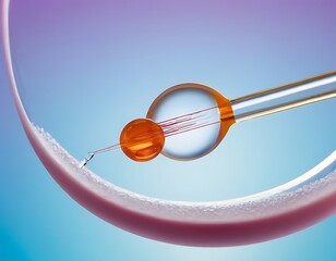 IVF, In vitro fertilization concept, Artificial insemination or fertility treatment