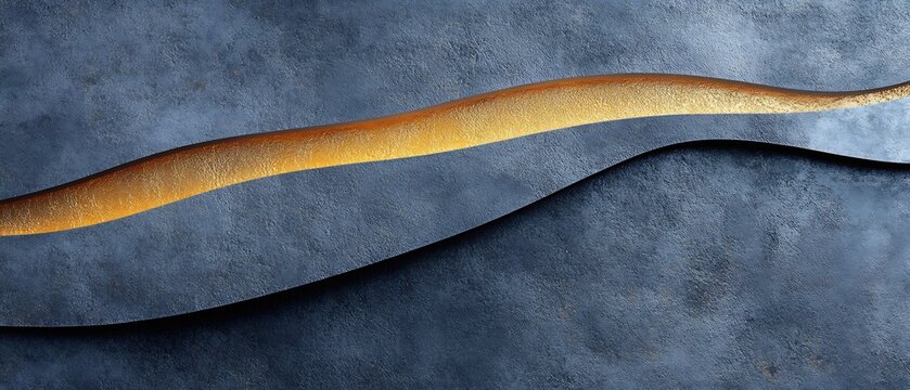 Abstract Gold Wave Subtle Texture. AI Generated