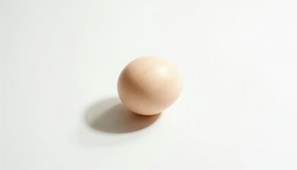Creamy Beige Sphere: A Minimalist Still Life Study