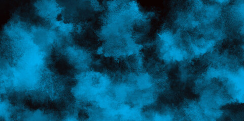 Smoke in the dark blue texture, watercolor background concept design background with smoke, watercolor painted mottled blue background with vintage marbled textured for your creative design.