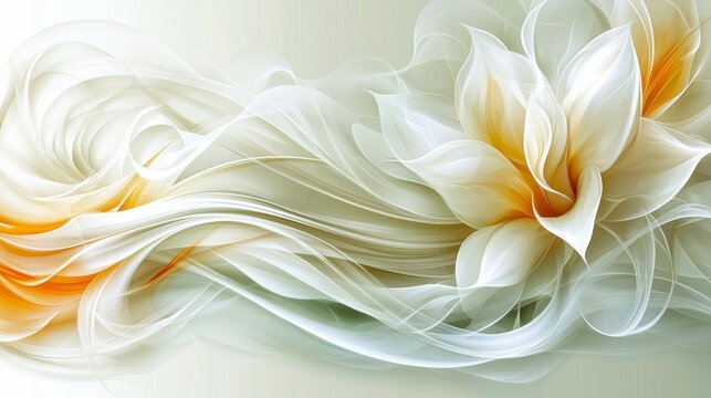 Abstract structure composed of flowing white elements, creating a sleek and dynamic background with smooth curves and modern design.