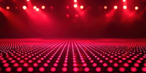 Red background with a red light on the left side