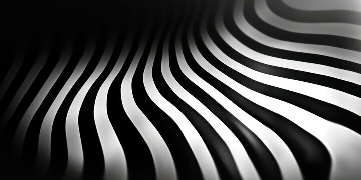 Black and white photo of a zebra's stripes