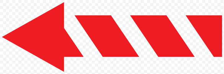 Obraz premium arrow with dashed line isolated on white and transparent background. black wavy arrow icon flat style vector illustration. simple dash arrow . eps 10.