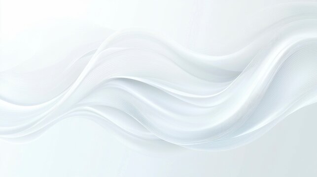 Abstract structure of soft white elements, creating a smooth, undulating background that evokes a sense of fluidity and modern minimalism.