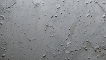 Freshly poured concrete surface showing gritty texture and air pockets
