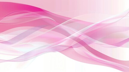 Abstract Pink and White Waves