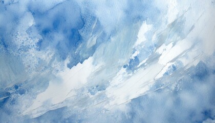 Fototapeta premium 冬をイメージした青色の抽象的な壁紙