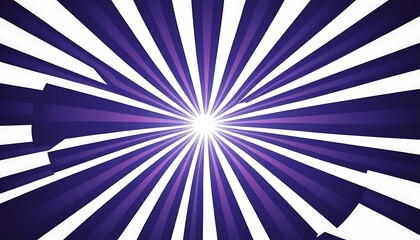 Abstract Purple And White Radial Lines Design