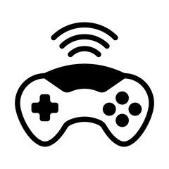 game joystick IoT solid icon