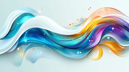 Modern abstract structure built from wavy white elements, forming a minimalist background that combines elegance and fluidity for artistic or product presentations.