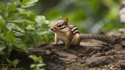 Obraz premium squirrel in the park