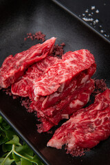 raw beef steak
